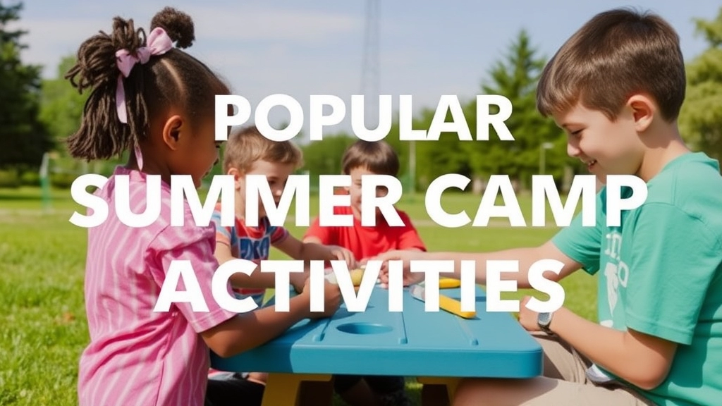 Popular Summer Camp Activities