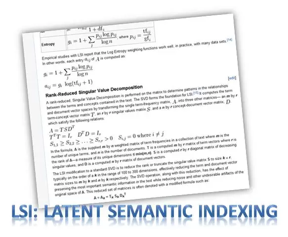 markdown
Latent Semantic Indexing
